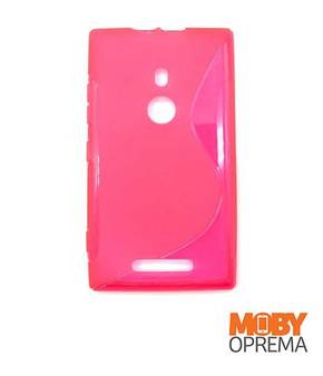 Nokia/Microsoft Lumia 925 roza silikonska maska