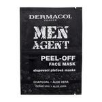 Dermacol Men Agent Peel-Off Face Mask maska za lice 1 set za muškarce