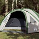 vidaXL Šator za kampiranje za 4 osobe zeleni 300x250x132 cm taft 185T
