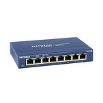 Netgear GS108X switch, 1x/8x