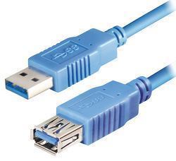 Transmedia USB 3.0 type A plug - USB type A jack 5m TRN-C138-5KL