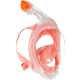Maska za površinsko ronjenje Easybreath 500 za odrasle boja koralja s torbom