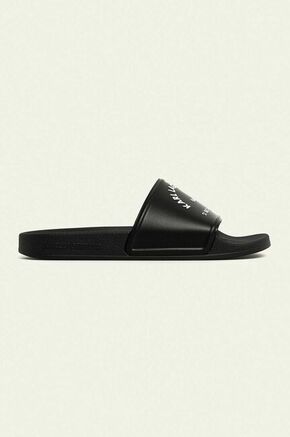 Karl Lagerfeld Natikače s potpeticom 'KONDO II Maison' crna / bijela