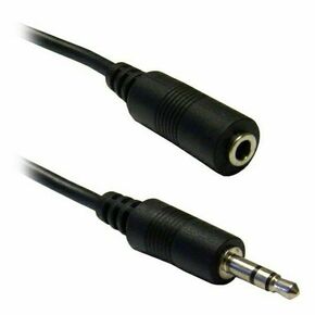 Kabel audio produžni 3.5mm (M)/3.5mm (F) 5m