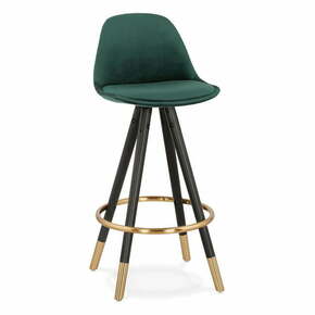 Tamno zelena bar stolica nositi mini