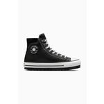 Kožne čizme Converse Chuck Taylor All Star City Trek boja: crna, A04480C
