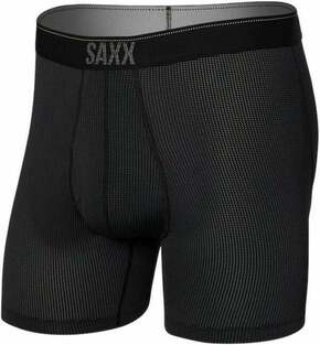 SAXX Quest Boxer Brief Black II XL Donje rublje za fitnes