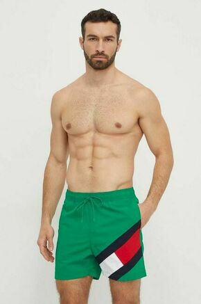 Tommy Hilfiger Underwear Kupaće hlače mornarsko plava / zelena / crvena / bijela