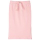 vidaXL Dječja ravna suknja s prugama ružičasta 128
