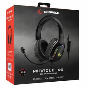 Slušalice RAMPAGE Miracle X6