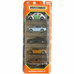 Matchbox: Autobahn Express IV 5-dijelni metalni auto set 1/64 - Mattel
