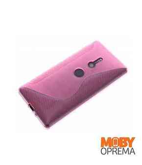 Sony Xperia XZ2 roza silikonska maska