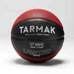 Košarkaška lopta 500 veličina 7 crveno-crna