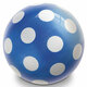 Plava lopta sa bijelim točkicama BioBall gumena lopta 23cm - Mondo Toys