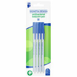 ICO: Signetta Antibacterial kemijska olovka plava set od 4kom