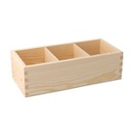 AtmoWood Drvena kutija s organizatorom 30 x 14 x 9,5 cm