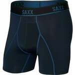 SAXX Kinetic Boxer Brief Navy/City Blue S Donje rublje za fitnes