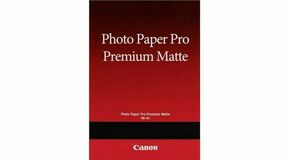 Canon Photo Paper Pro Premium Matte PM-101 42x59.4cm A2 20 listova foto papir za ispis fotografije Smooth matte 210gsm ISO92 0.31mm 20 sheets PM101A2 (BS8657B017AA)