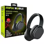 Max Mobile B15 slušalice, bluetooth, bež/crna/crno-plava, mikrofon