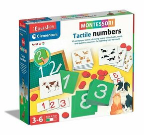 Montessori - Razvoj taktilnih brojeva i edukativna igra - Clementoni