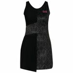 Ženska teniska haljina EA7 Woman Jersey Dress - black python