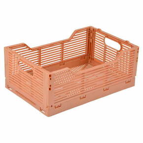 Plastična kutija za pohranu u boji lososa 40x30x17 cm – Homéa