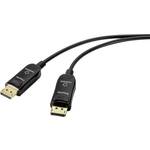 Renkforce DisplayPort priključni kabel DisplayPort utikač, DisplayPort utikač 15.00 m crna RF-4598018 DisplayPort 1.4 DisplayPort kabel