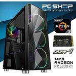 MagazinRS stolno računalo Gam80, AMD Ryzen 5 5500, 16GB RAM, AMD Radeon RX 6500 XT