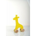 Woody Fashion Igračka Giraffe - Yellow