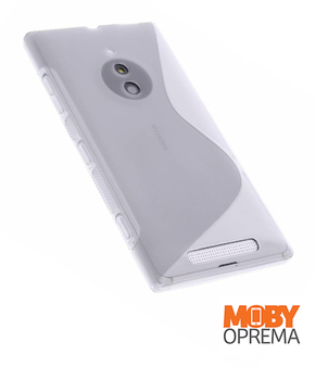 Nokia Lumia 830 siva silikonska maska