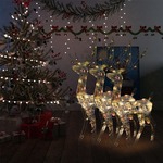 vidaXL Akrilni ukrasni božićni sobovi 3 kom 120 cm šareni