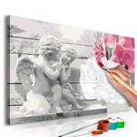Slika za samostalno slikanje - Angels (Pink Orchid) 60x40