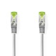 Kabel NEDIS CCGL85420GY150, Patch, CAT7 PiMF, gold plated, sivi, 15m
