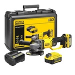 Stanley SFMCG400M2K-QW akumulatorska kutna brusilica