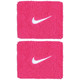 Znojnik za ruku Nike Swoosh Wristbands - vivid pink/white