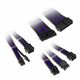Kolink Core Adept Braided Cable Extension Kit - Jet Black/Titan Purple CBKL1299