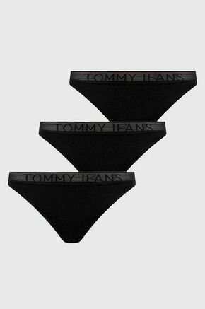 Tommy Jeans Tanga gaćice crna
