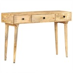 vidaXL Konzolni stol 115 x 35 x 76 cm od masivnog drva manga