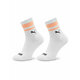 Set od 2 para unisex visokih čarapa Puma Unisex Heritage 938022 White / Flame Orange 01