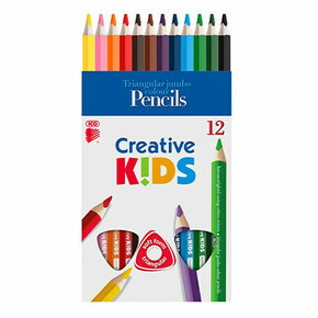 ICO: Creative Kids trokutaste jumbo olovke u boji 12 kom