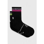 Compressport Pro Marathon Socks V2.0 Black/Safety Yellow/Neon Pink T2 Čarape za trčanje