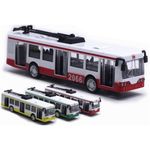 Metalni trolejbus model 1/90 - razne boje