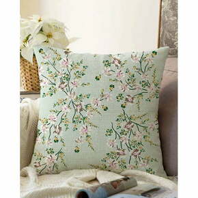 Zelena jastučnica s udjelom pamuka Minimalist Cushion Covers Bloom
