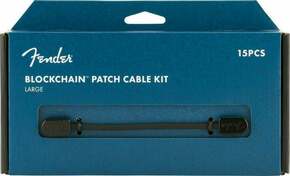 Fender Blockchain Patch Cable Kit LRG Crna Kutni - Kutni