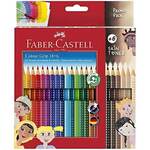 Faber-Castell: GRIP olovke za bojanje set od 24 komada s 6 olovaka boje kože