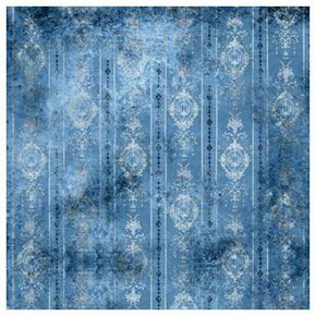 Click Props Background Vinyl with Print Distressed Wallpaper Blue 1