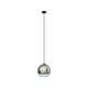 NOWODVORSKI 7605 | Globe-Plus Nowodvorski visilice svjetiljka kuglasta 1x E27 crno, krom, opal