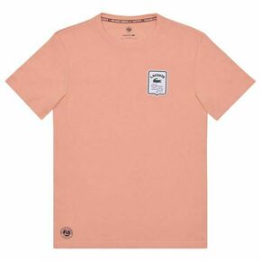 Muška majica Lacoste Sport Roland Garros Edition Badge T-shirt - clair orange