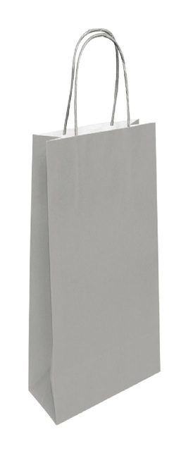 Vrećica papirnata Aristo za bocu 140x380x80mm srebrna