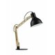 NOVA LUCE 9620130 | Grou Nova Luce stolna svjetiljka 45,5cm sa prekidačem na kablu elementi koji se mogu okretati 1x E27 crno mat, bezbojno, bijelo